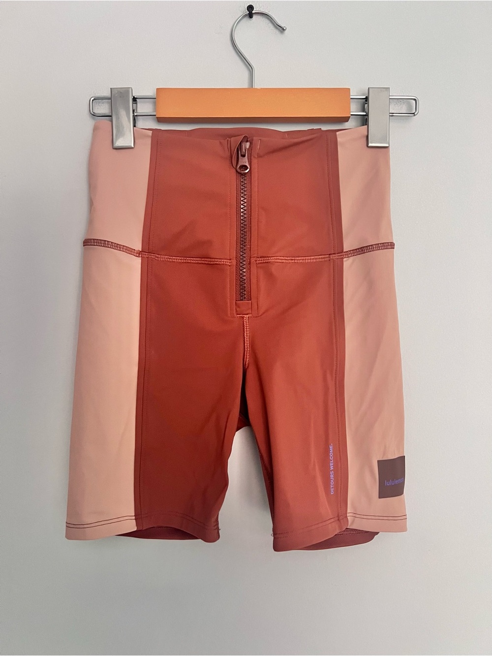 Lululemon Hike to Swim Short 6" Ancient Copper / Pink Clay Size 2